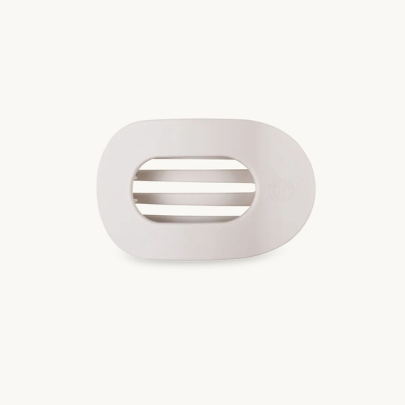 TELETIES Toasted MATTE SMALL Flat Round Hair Clip| Pain Free Hair Clip|NEW W Tag - Picture 1 of 4